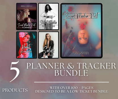 Planner & Tracker Bundle - Low Ticket Bundle