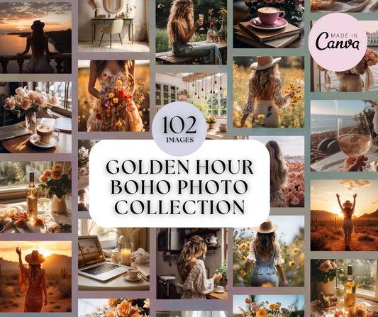 102 Golden Hour Boho Stock Images